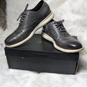 COLE HAAAN ZERO GRAND C33490 Gray leather / Ivry Men's Size 10 M